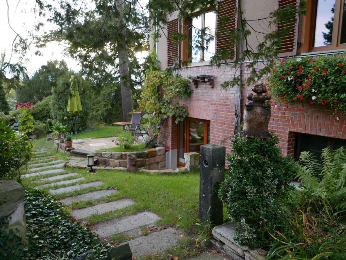 Ferienwohnung Dresden-Pillnitz - Elbhang-Villa - "Am Zuckerhut" エクステリア 写真